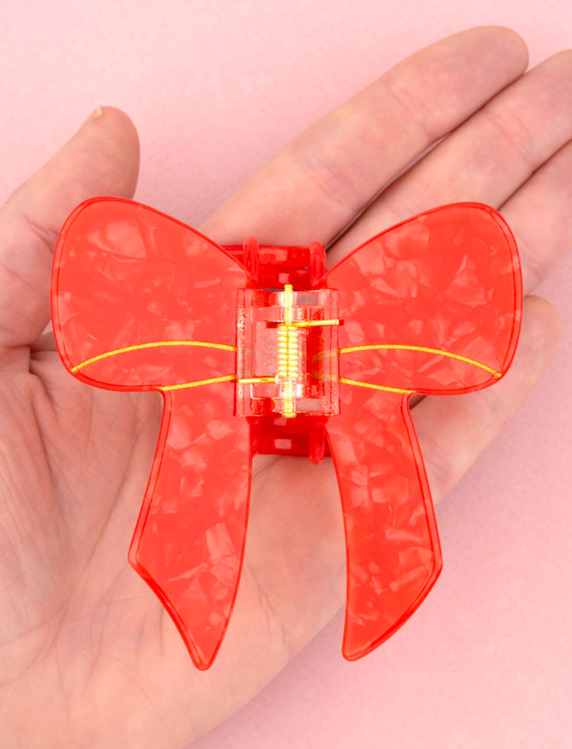 קליפס לשיער Red Bow