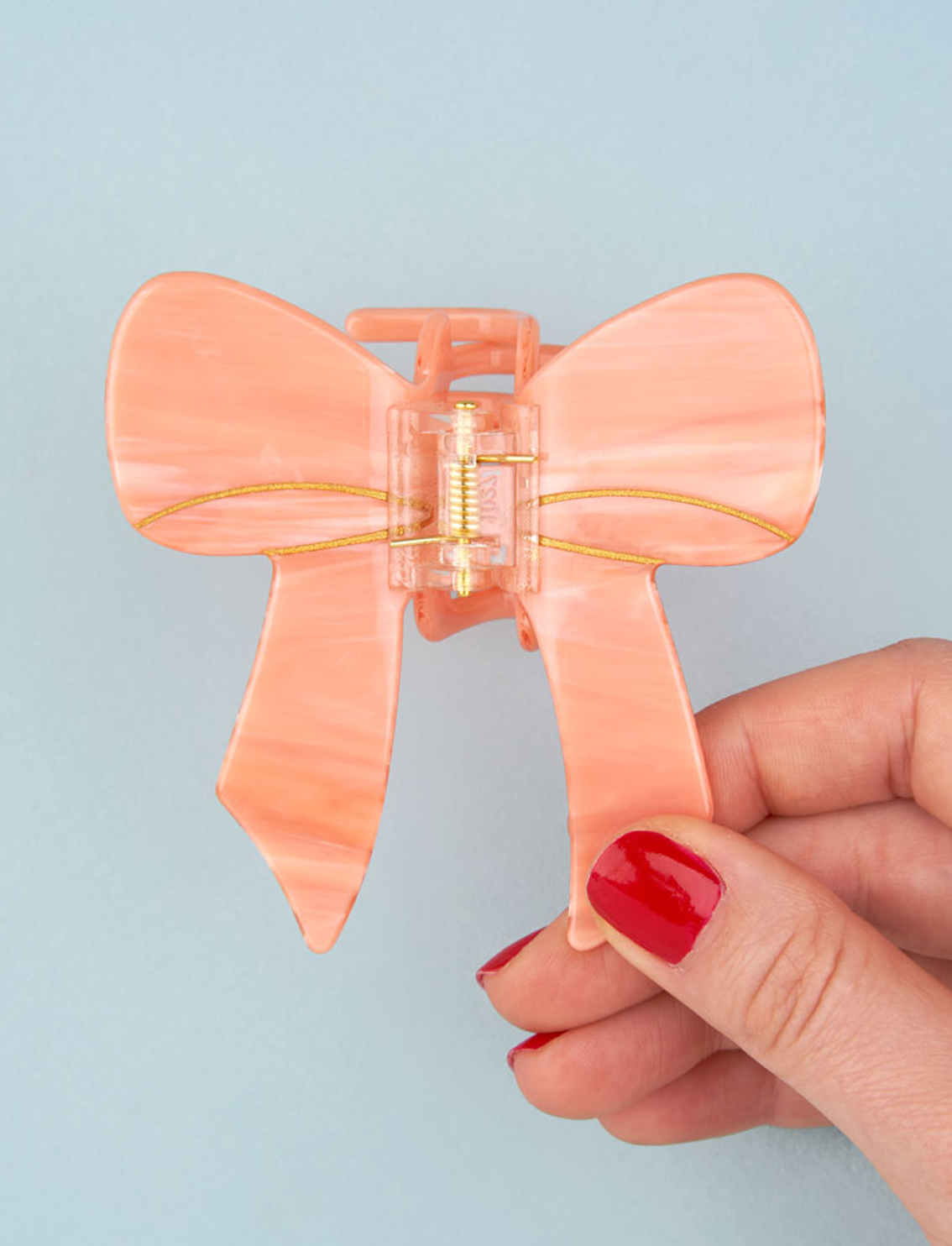 קליפס לשיער Pink Bow