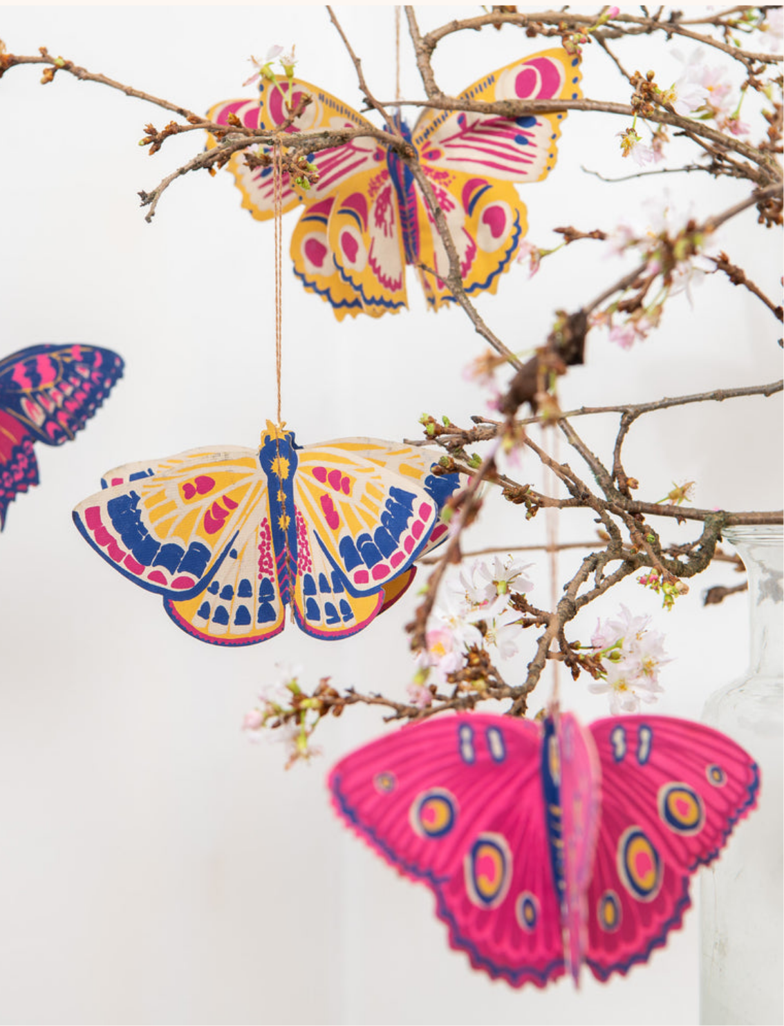 קישוטי נייר לתלייה Butterflies
