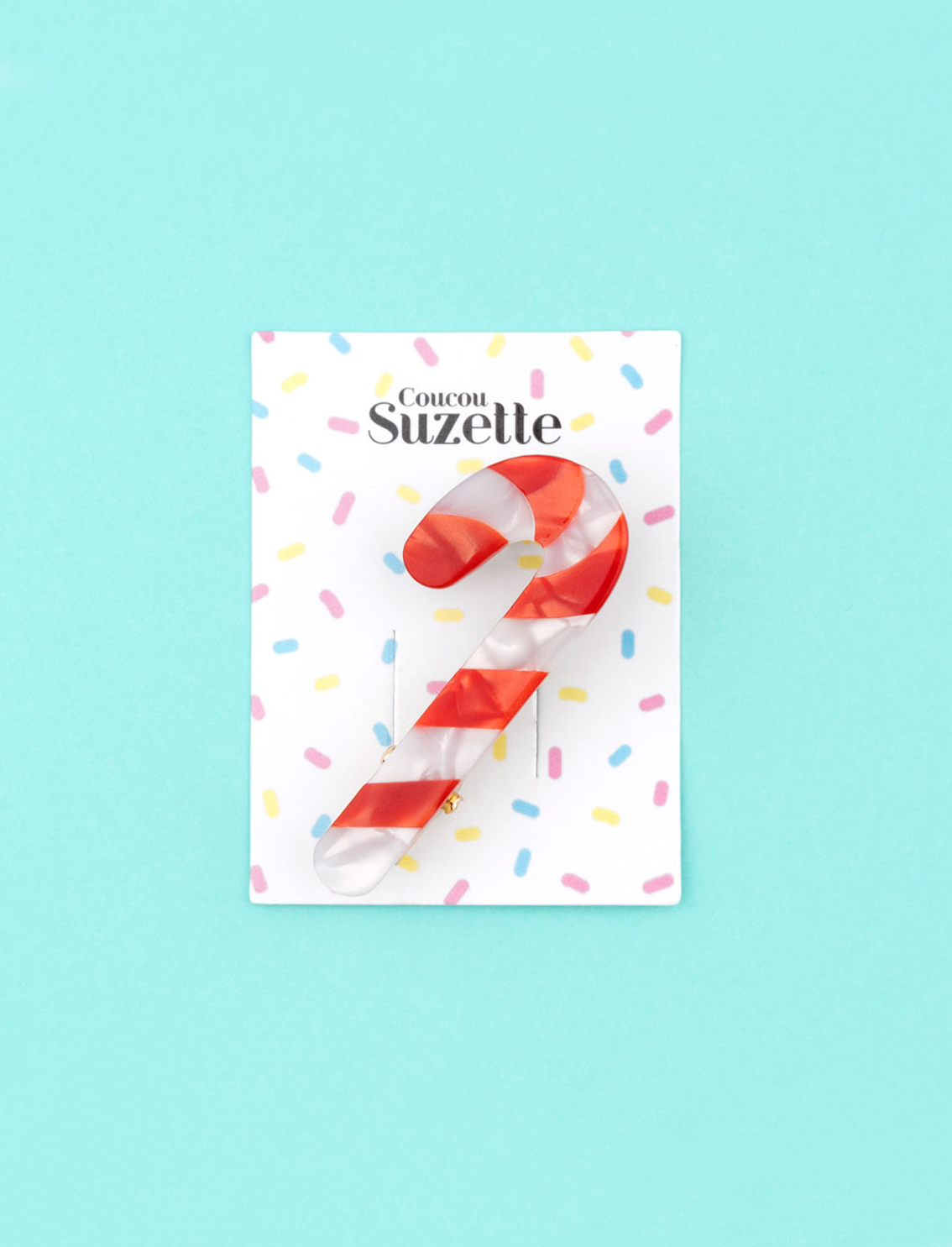 סיכה לשיער Candy Cane