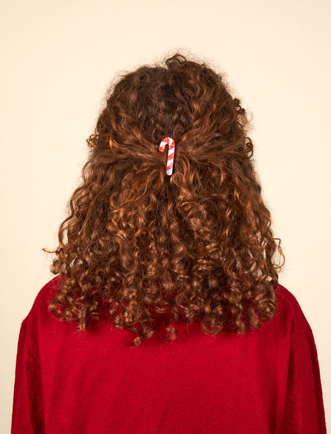 סיכה לשיער Candy Cane