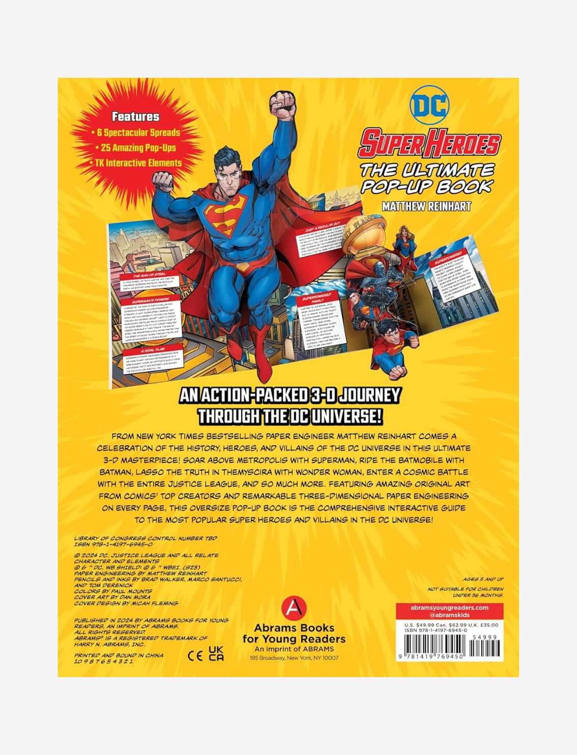 ספר הפופ אפ האולטימטיבי: DC Super Heroes