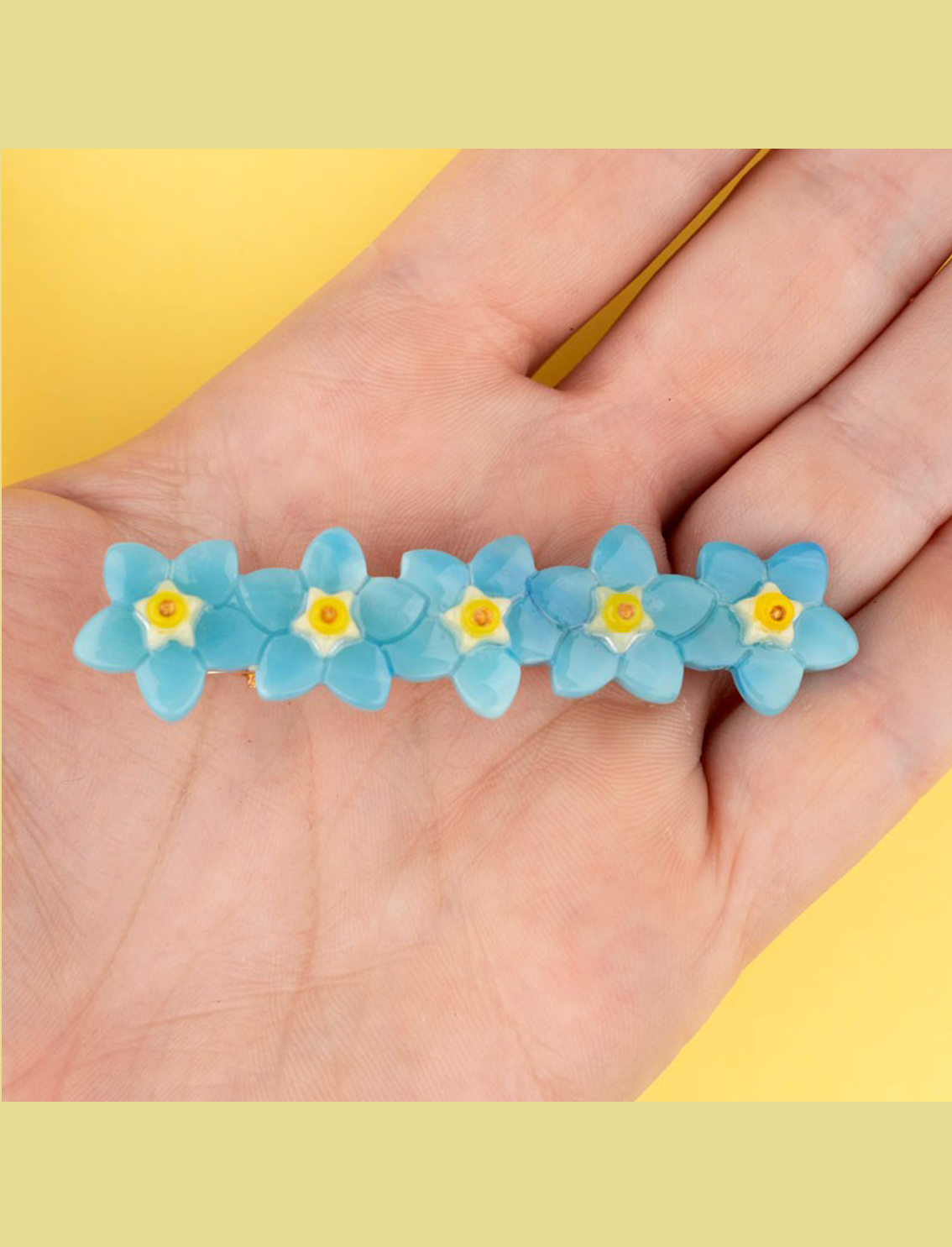 סיכה לשיער Forget me not