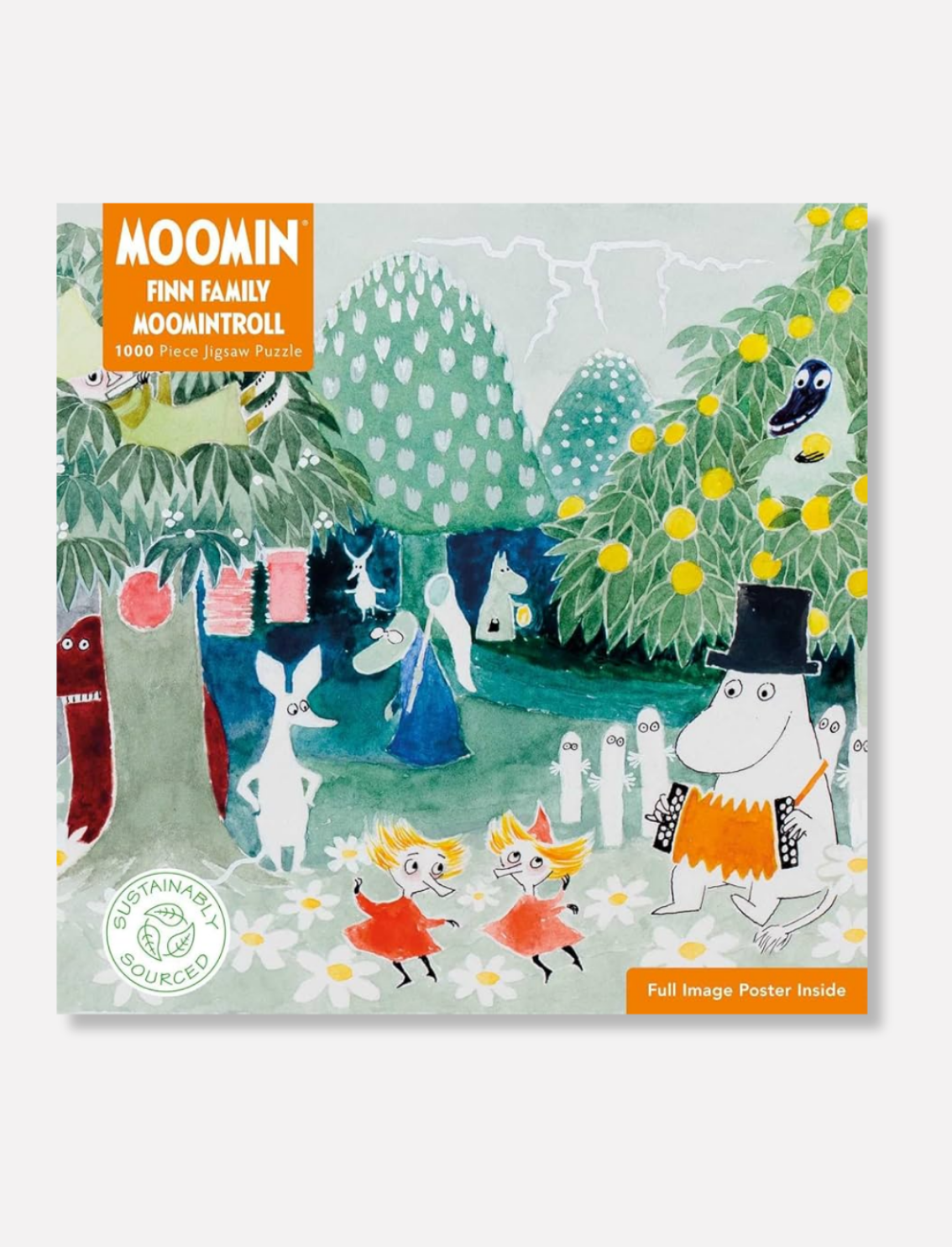 פאזל 1000 חלקים Finn Family Moomintroll