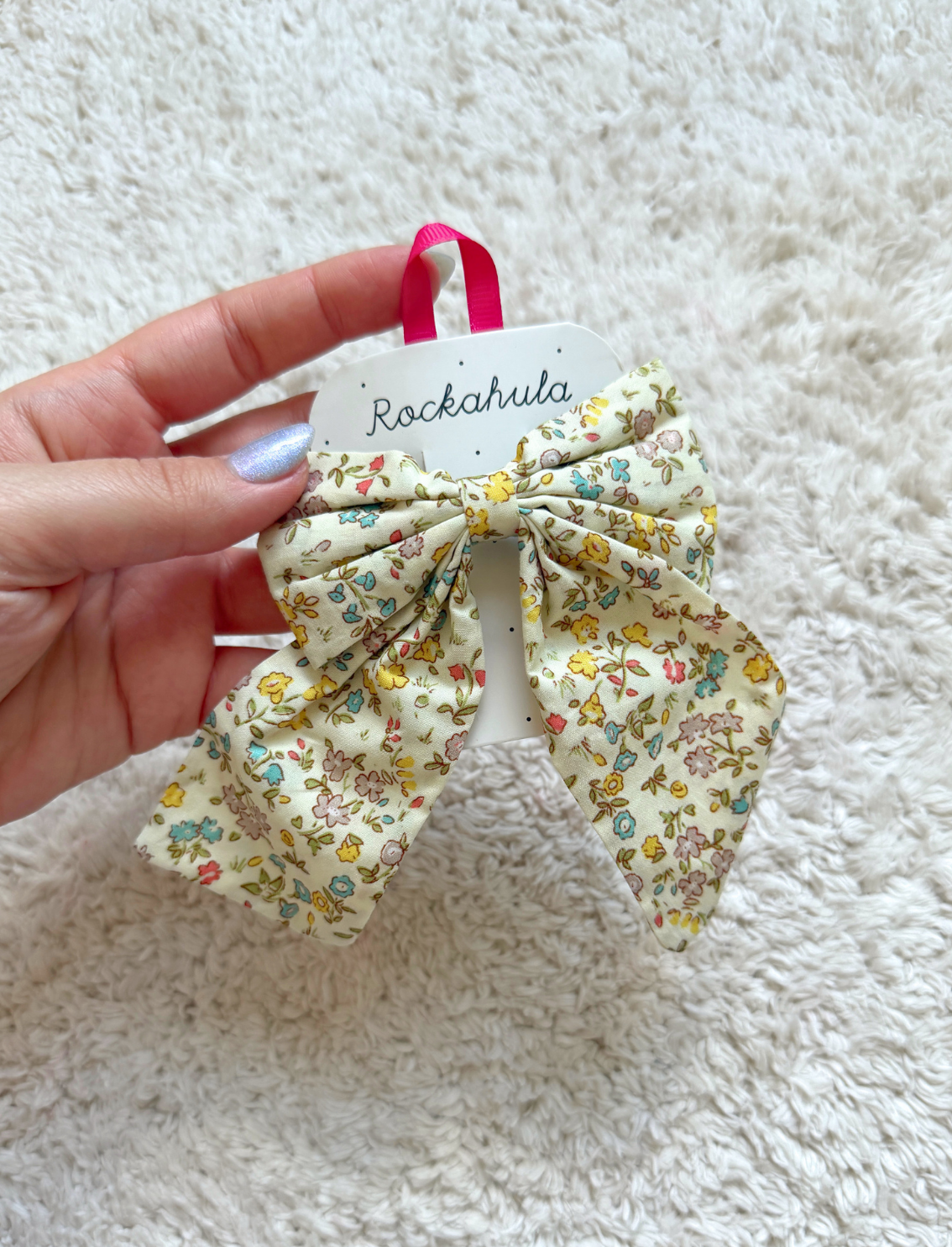 קליפס ברט Floral Bow