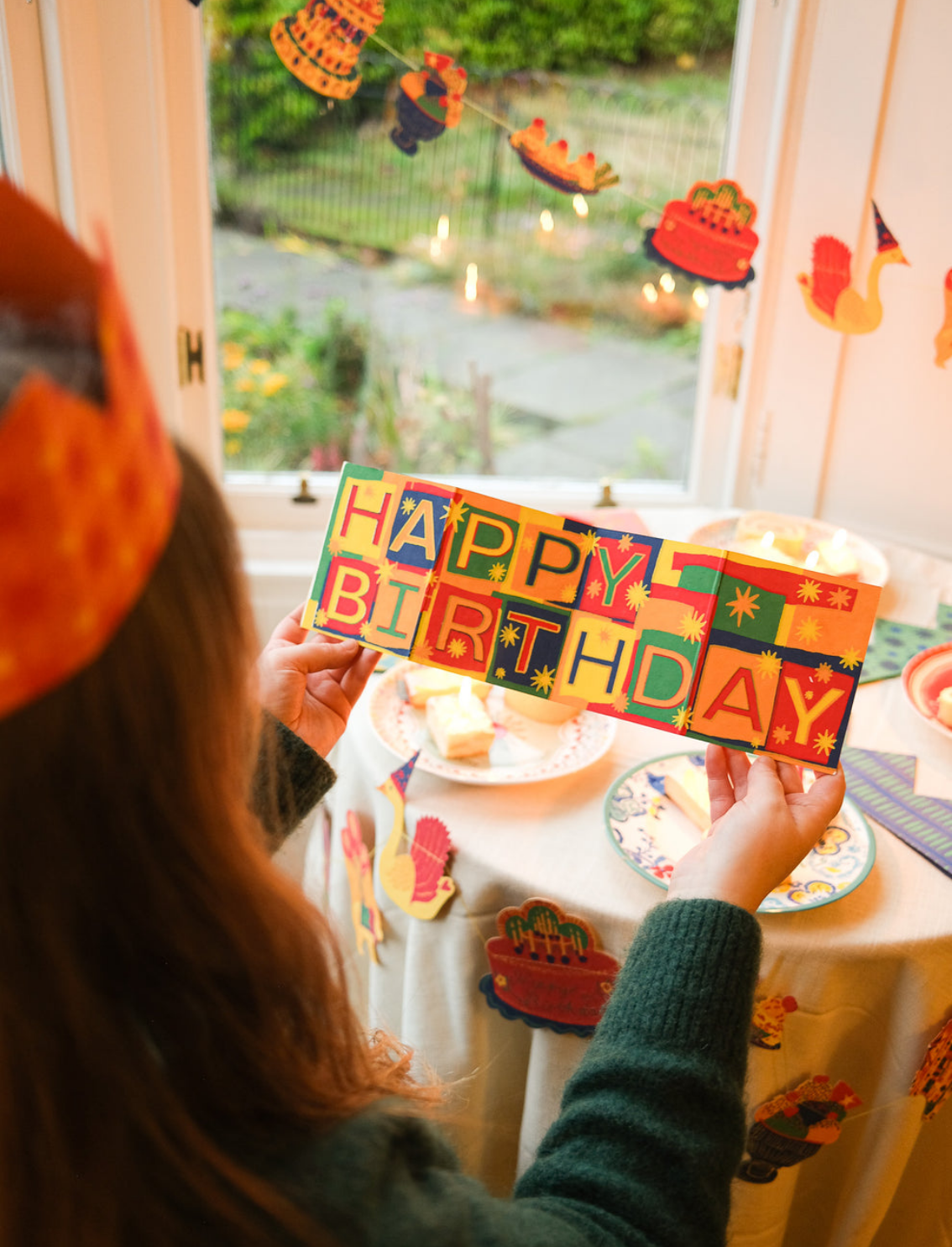 כרטיס ברכה קונצרטינה Happy Birthday