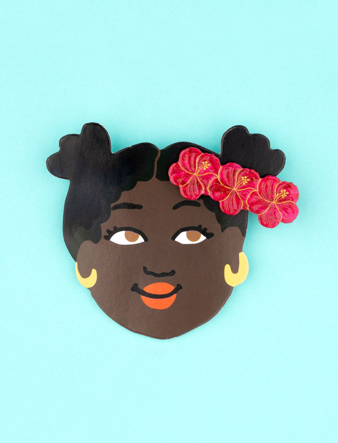 סיכה לשיער Hibiscus