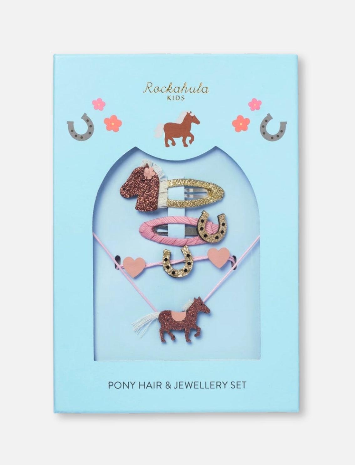 סט תכשיטים וסיכות לשיער Pony