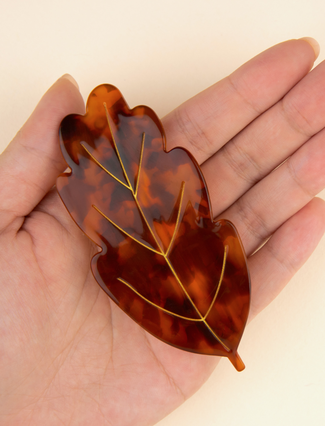 קליפס ברט לשיער Leaf