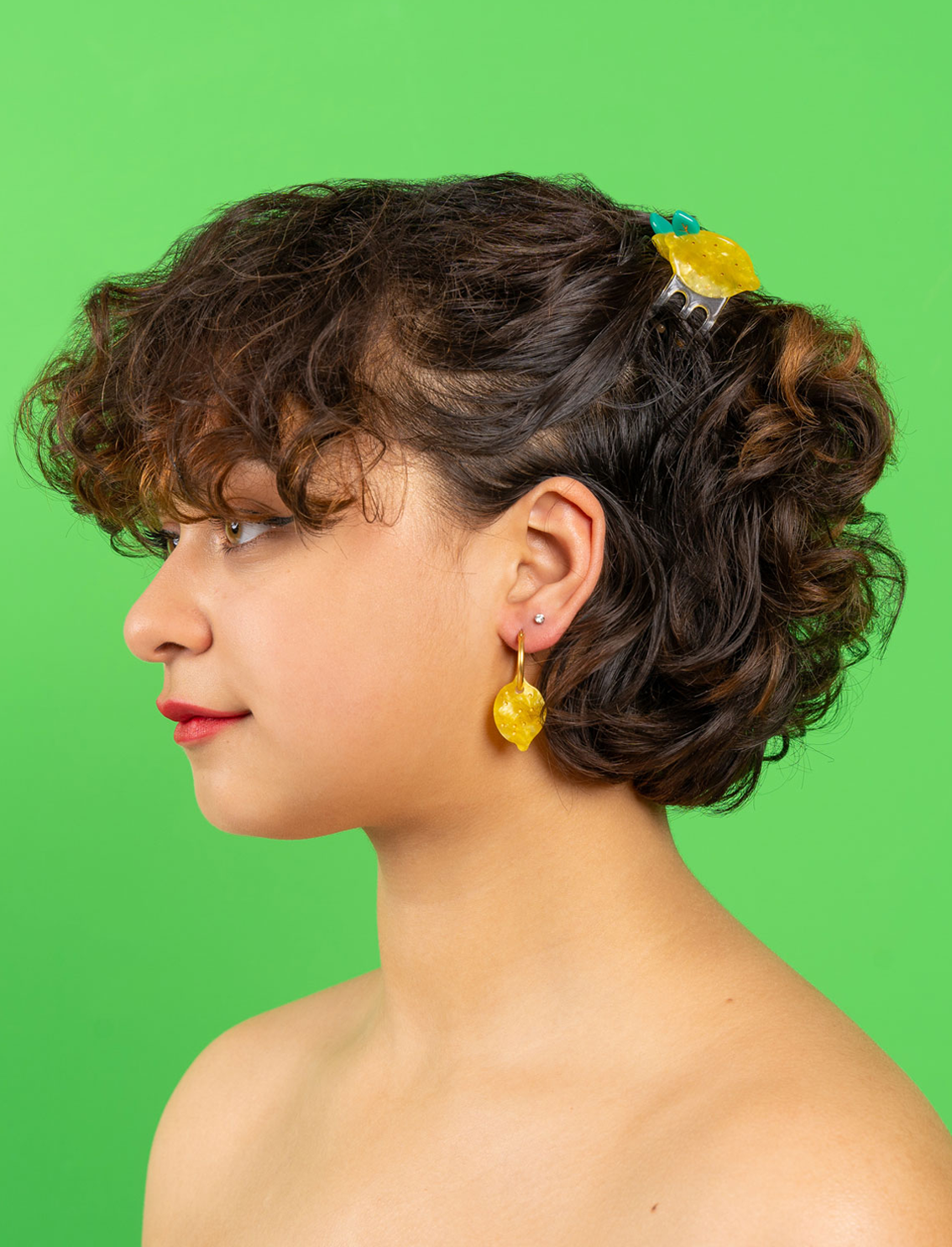 מיני קליפס לשיער Lemon