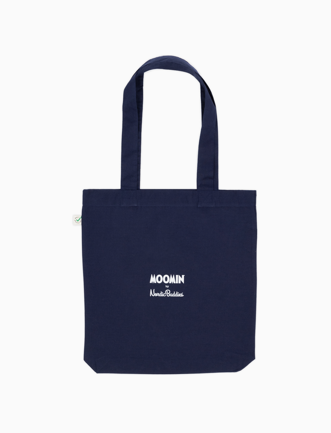 Moomin Blue Cotton Tote Bag Back
