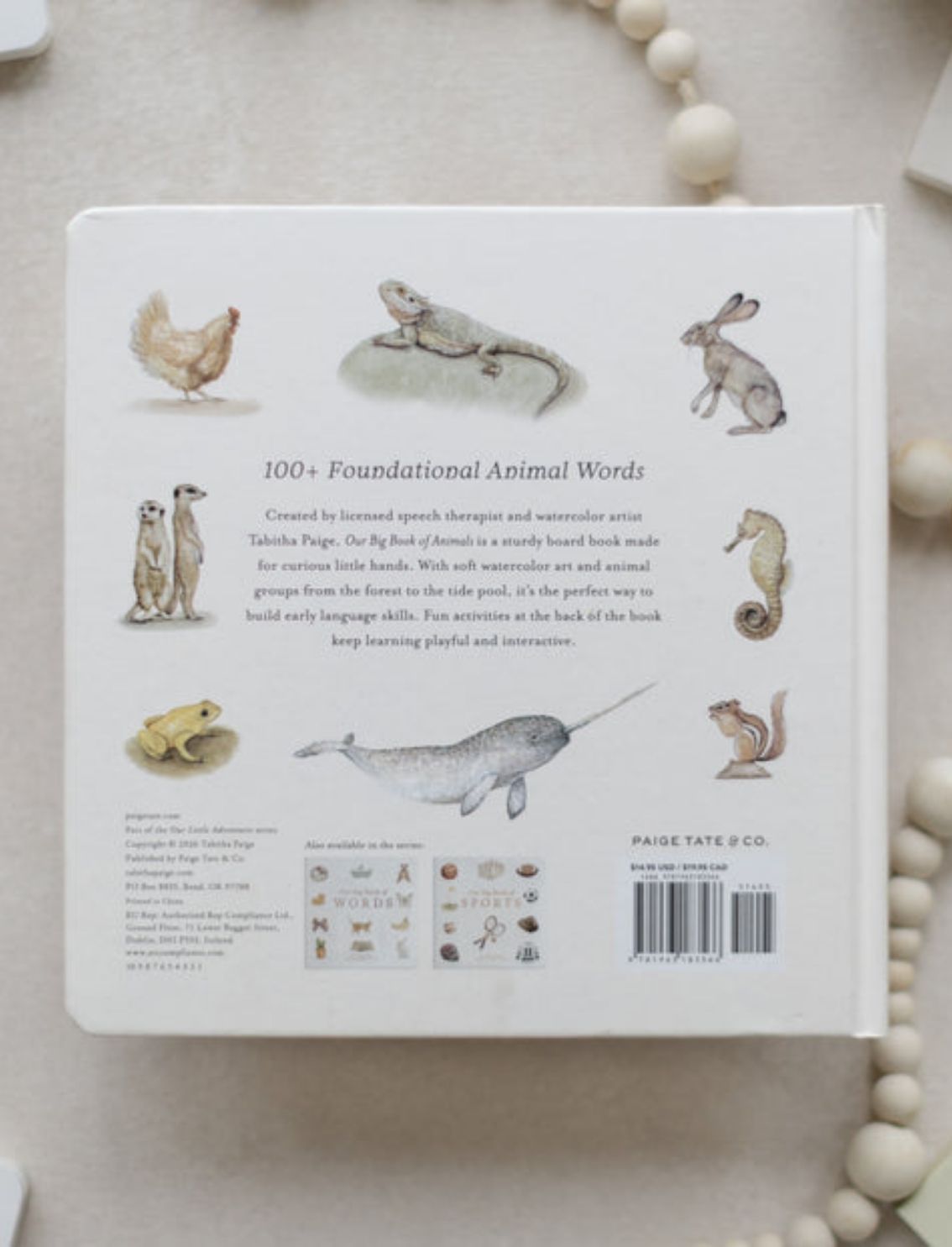 ספר קרטון Our Big Book Of Animals