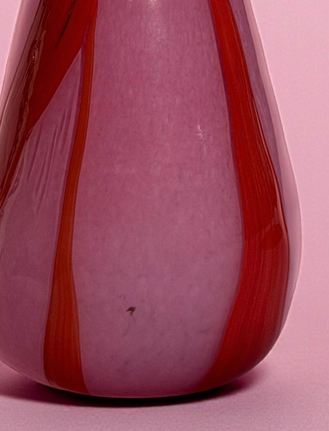 ואזת זכוכית Pink & Red A