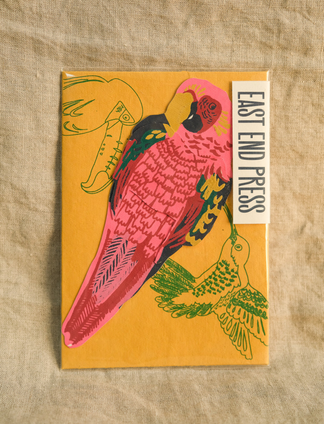 כרטיס ברכה Parrot