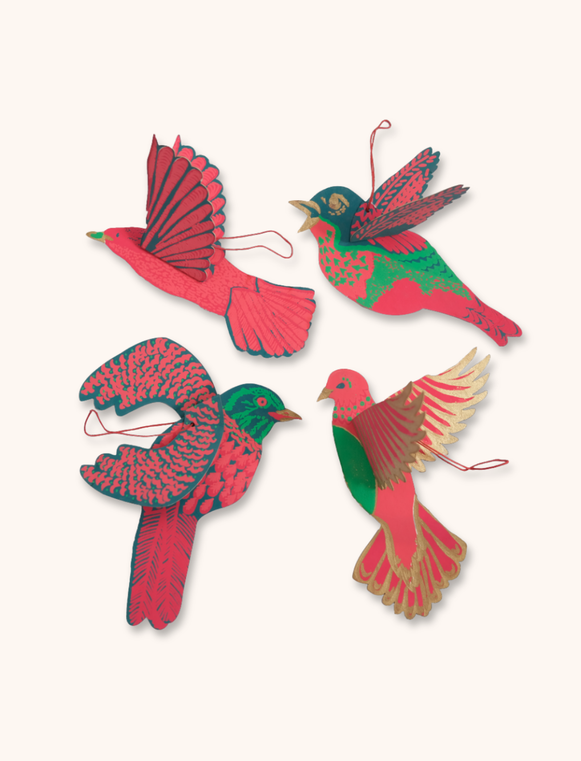 קישוטי נייר לתלייה Birds