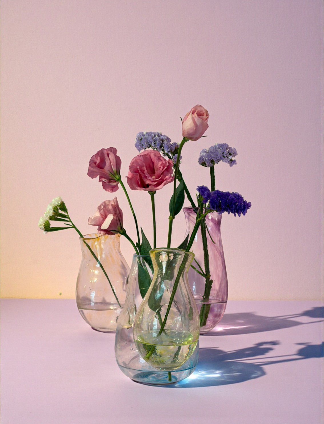 ואזת זכוכית Pastel Drops