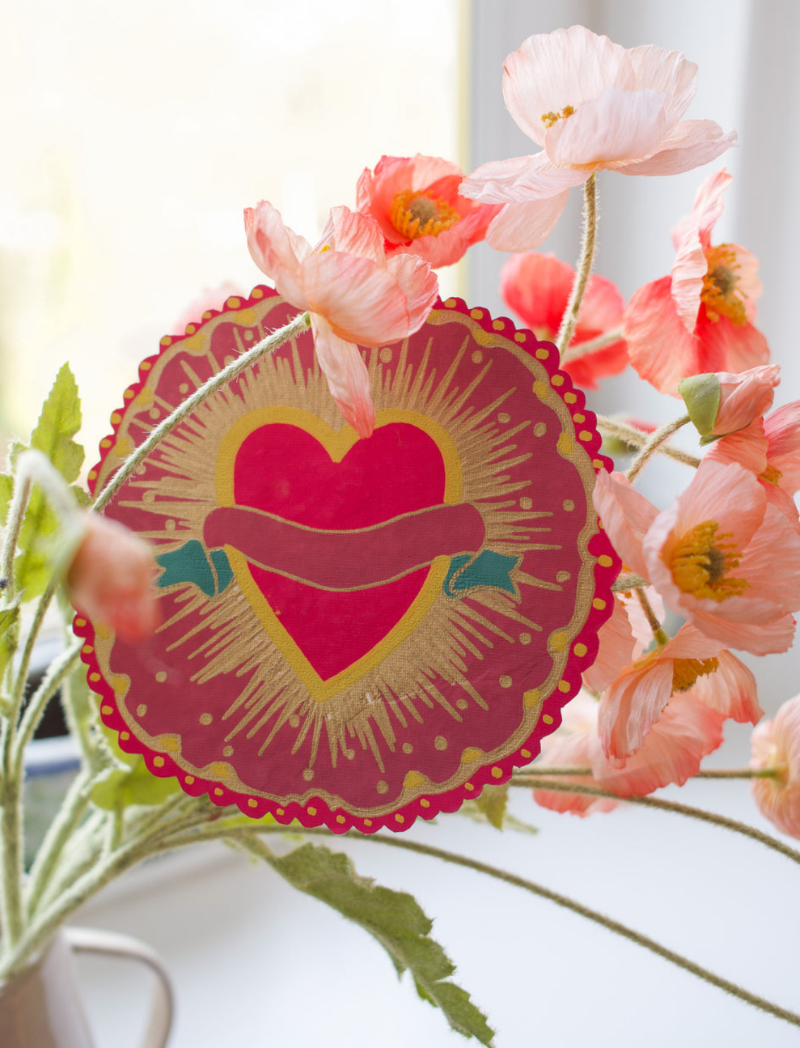 כרטיס ברכה Ribbon Heart