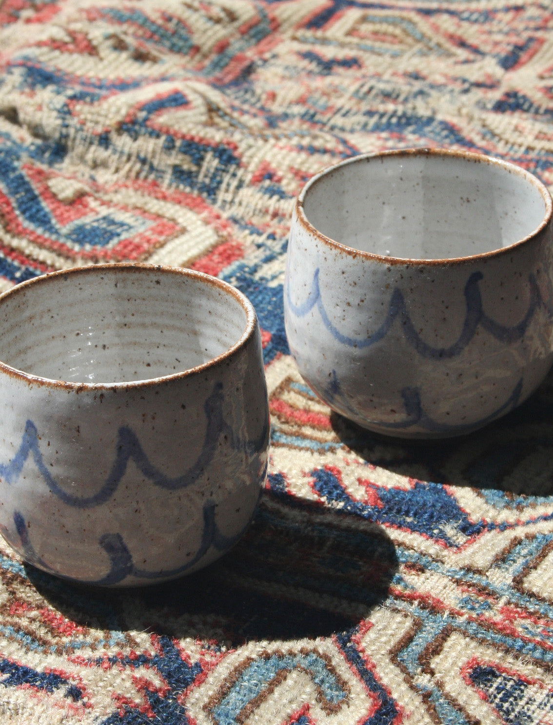 סט 2 כוסות תה Shibori