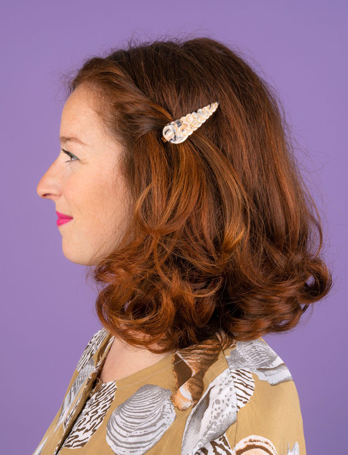 סיכה לשיער Seashell