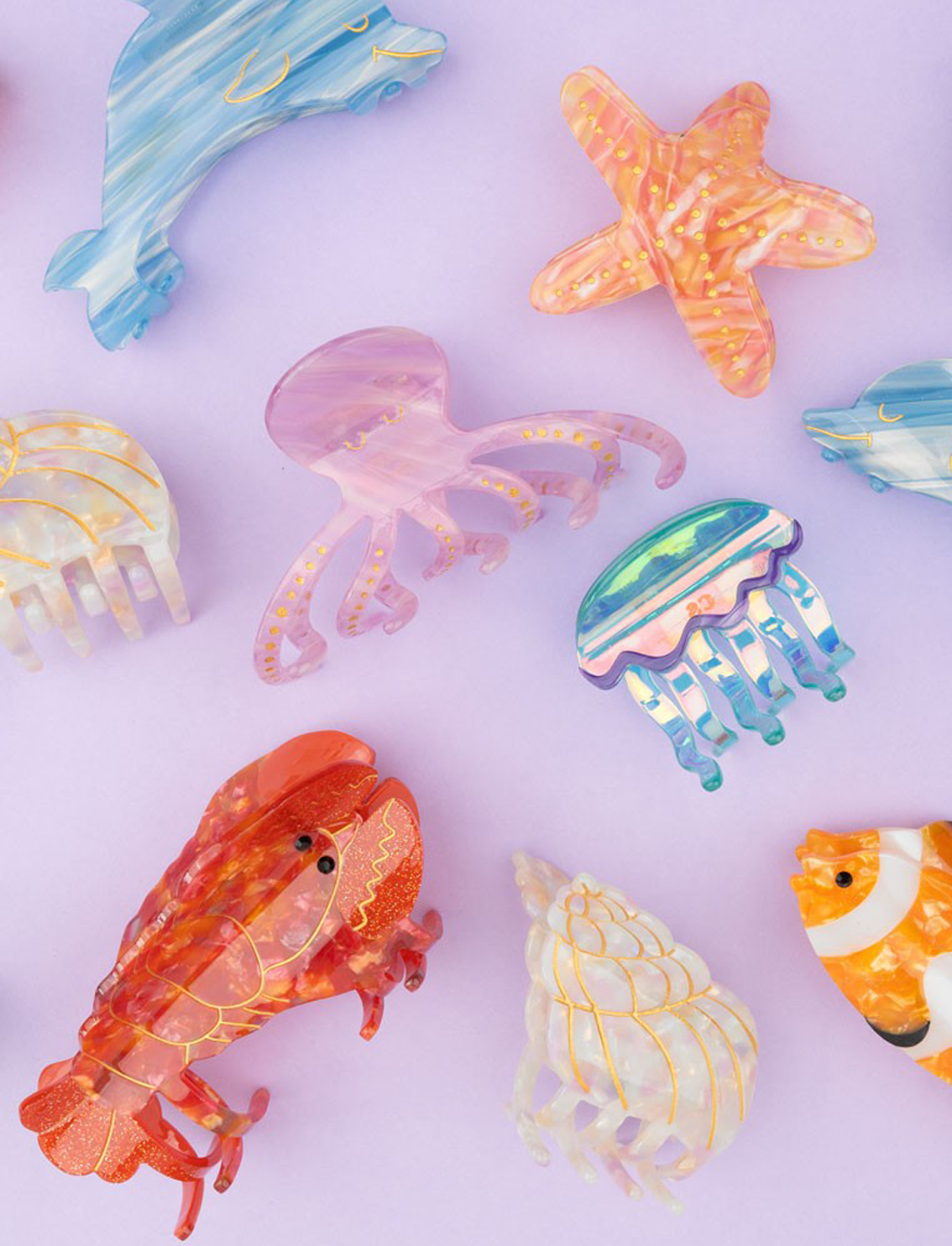 קליפס לשיער Big Lobster