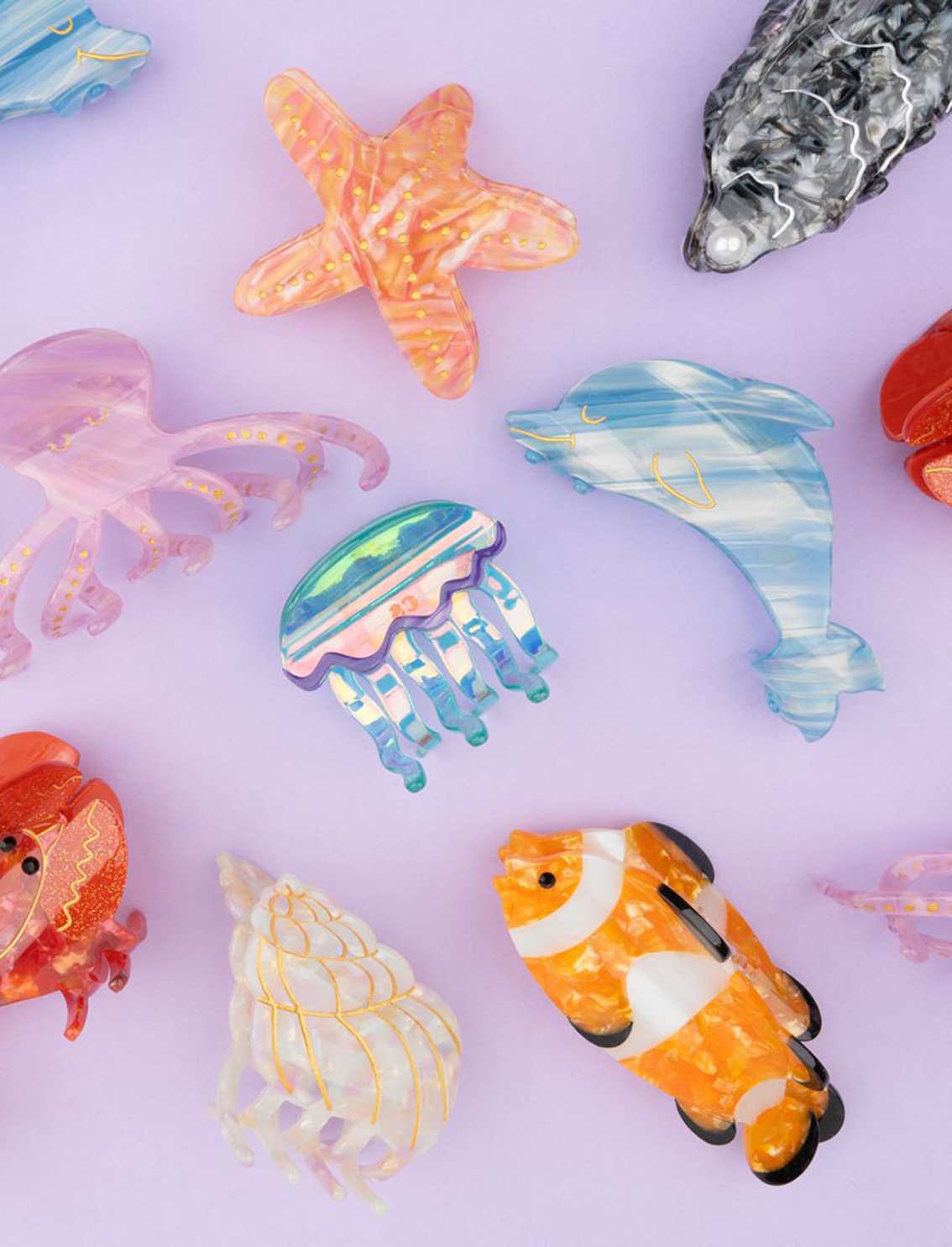 קליפס לשיער Oyster