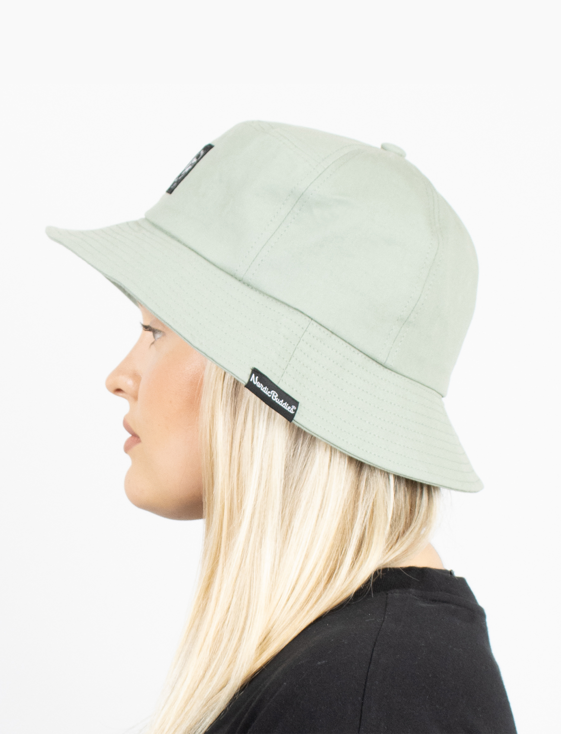 Moomin Cotton Bucket Hat Sage Stinky Side