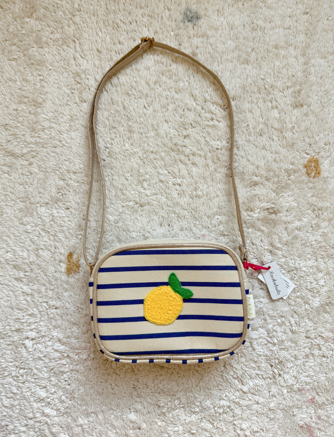 תיק צד לילדות Lemon Stripes