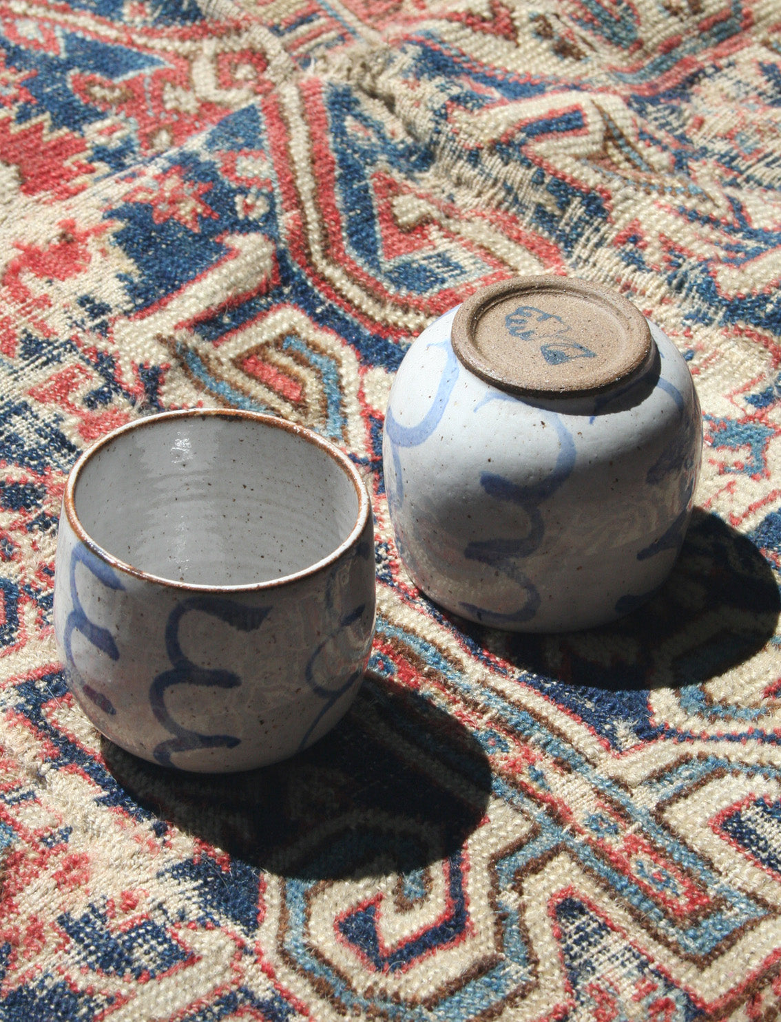 סט 2 כוסות תה Shibori