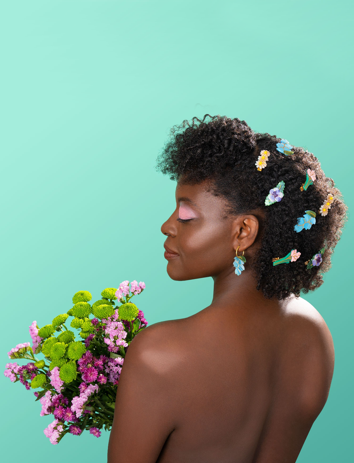 סיכה לשיער Daisies
