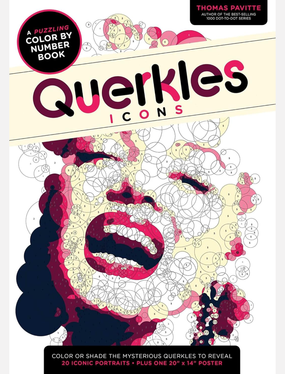 חוברת צביעה Querkles: Icons