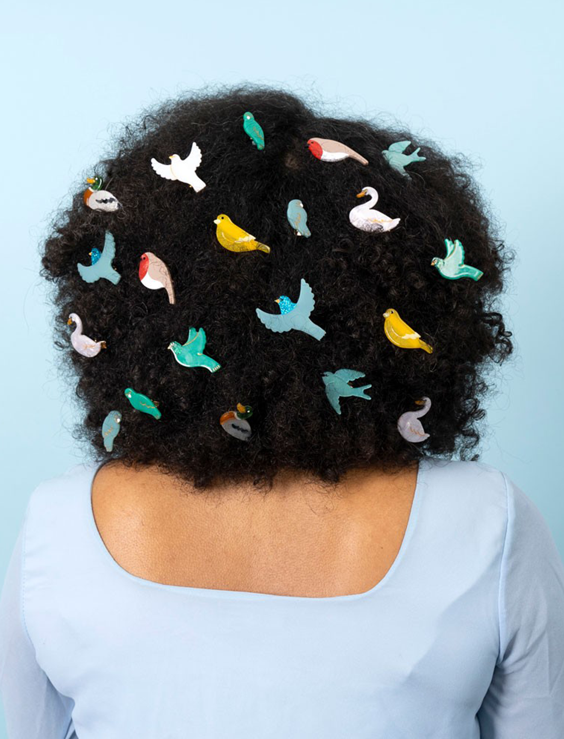 סיכה לשיער Swan