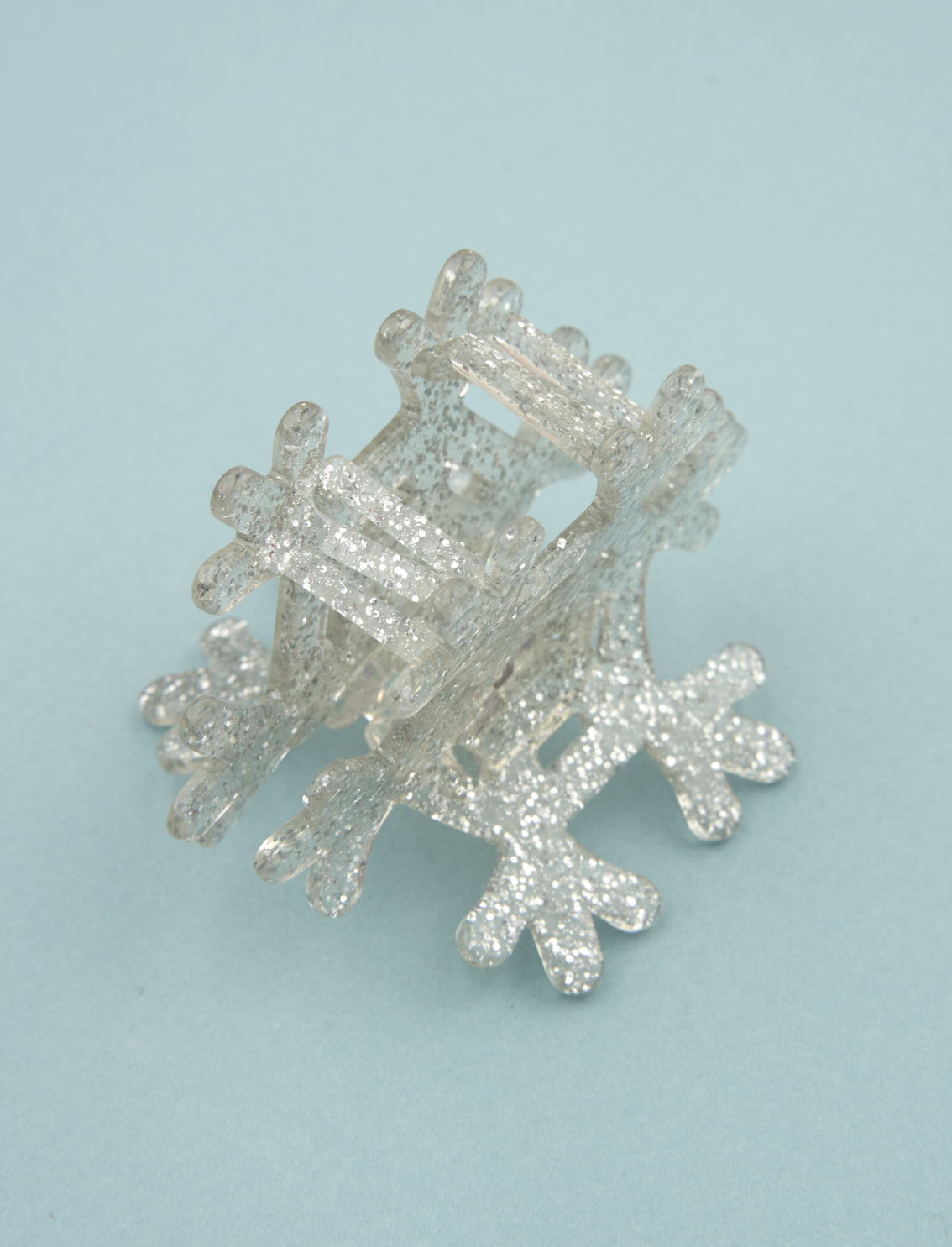 קליפס לשיער Snow Flake