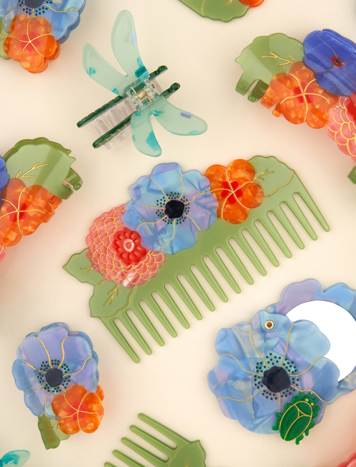מסרק Flowers Bouquet