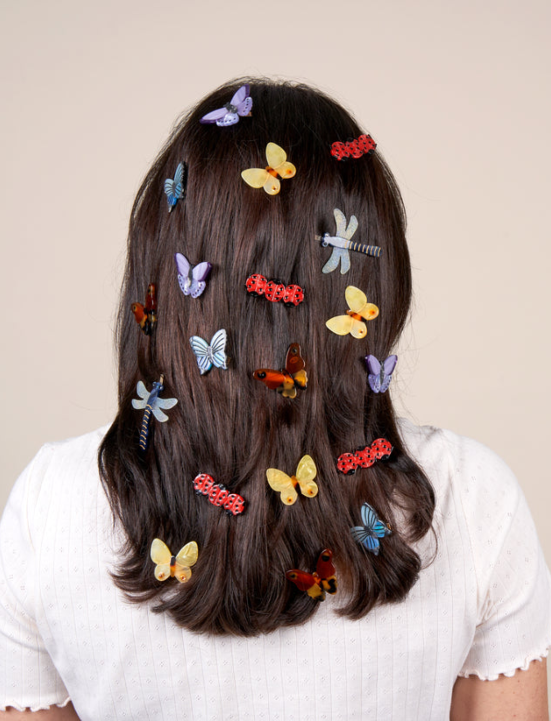 סיכה לשיער Yellow Butterfly