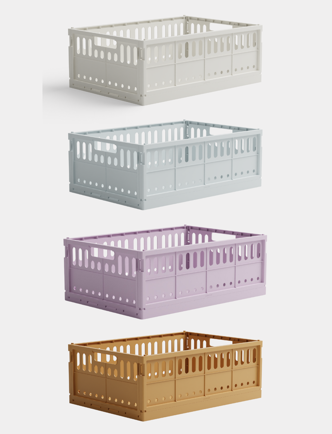 באנדל 4 ארגזי אחסון Maxi Nordic