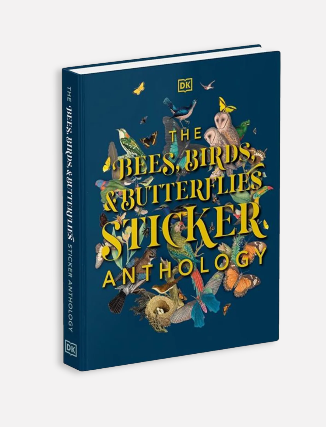 ספר מדבקות: The Bees, Birds & Butterflies Sticker Anthology