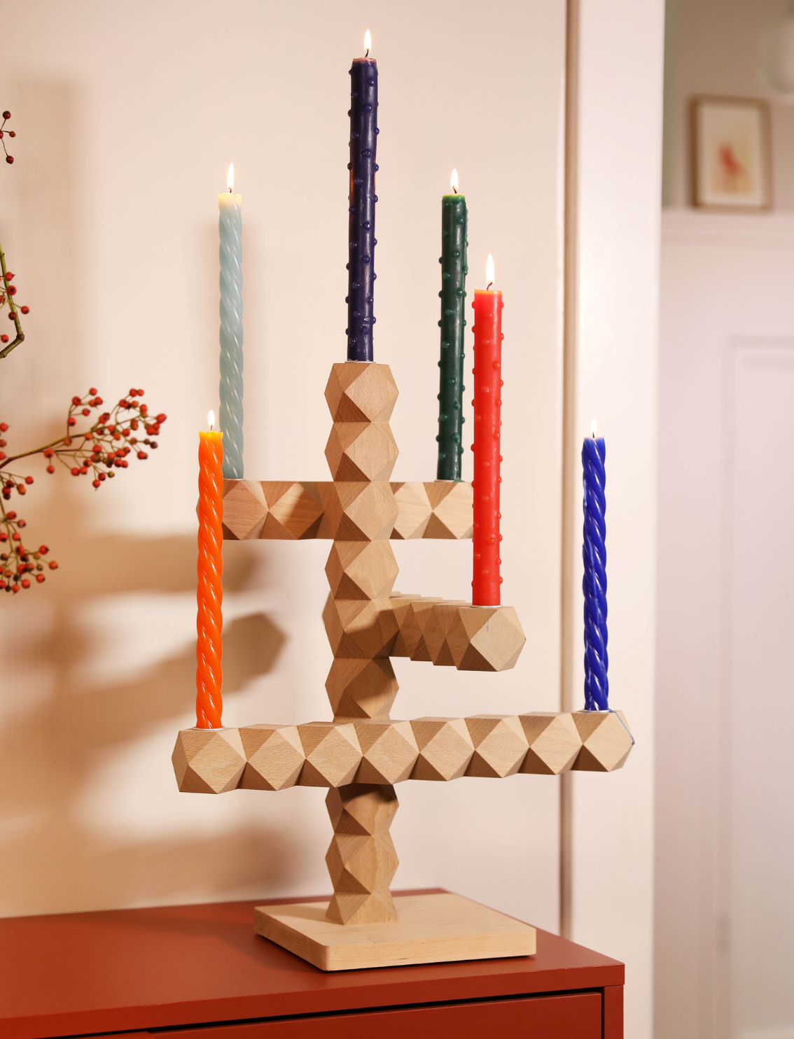סט 5 נרות Dot