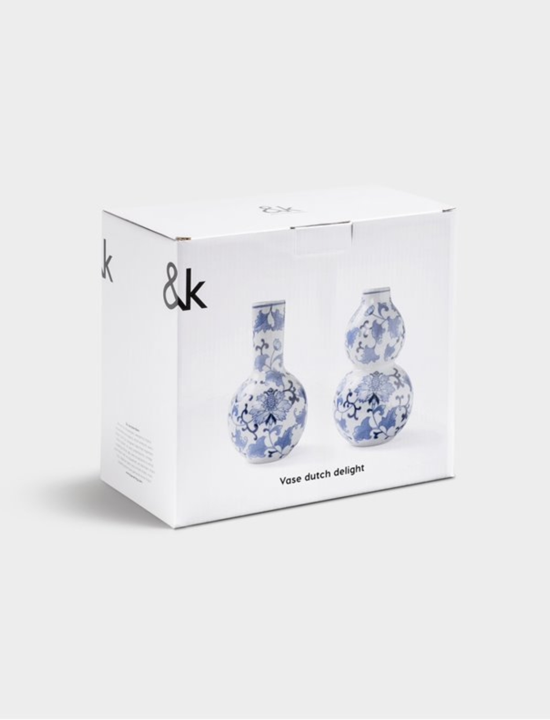סט 2 ואזות פורצלן Delftware