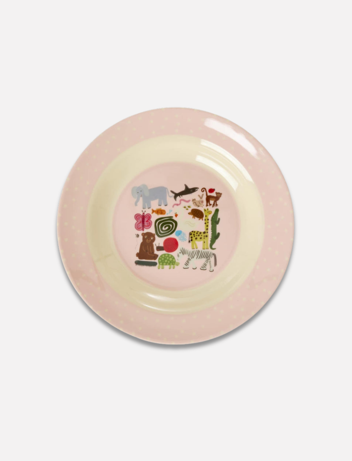 קערת מלמין Pink Animals