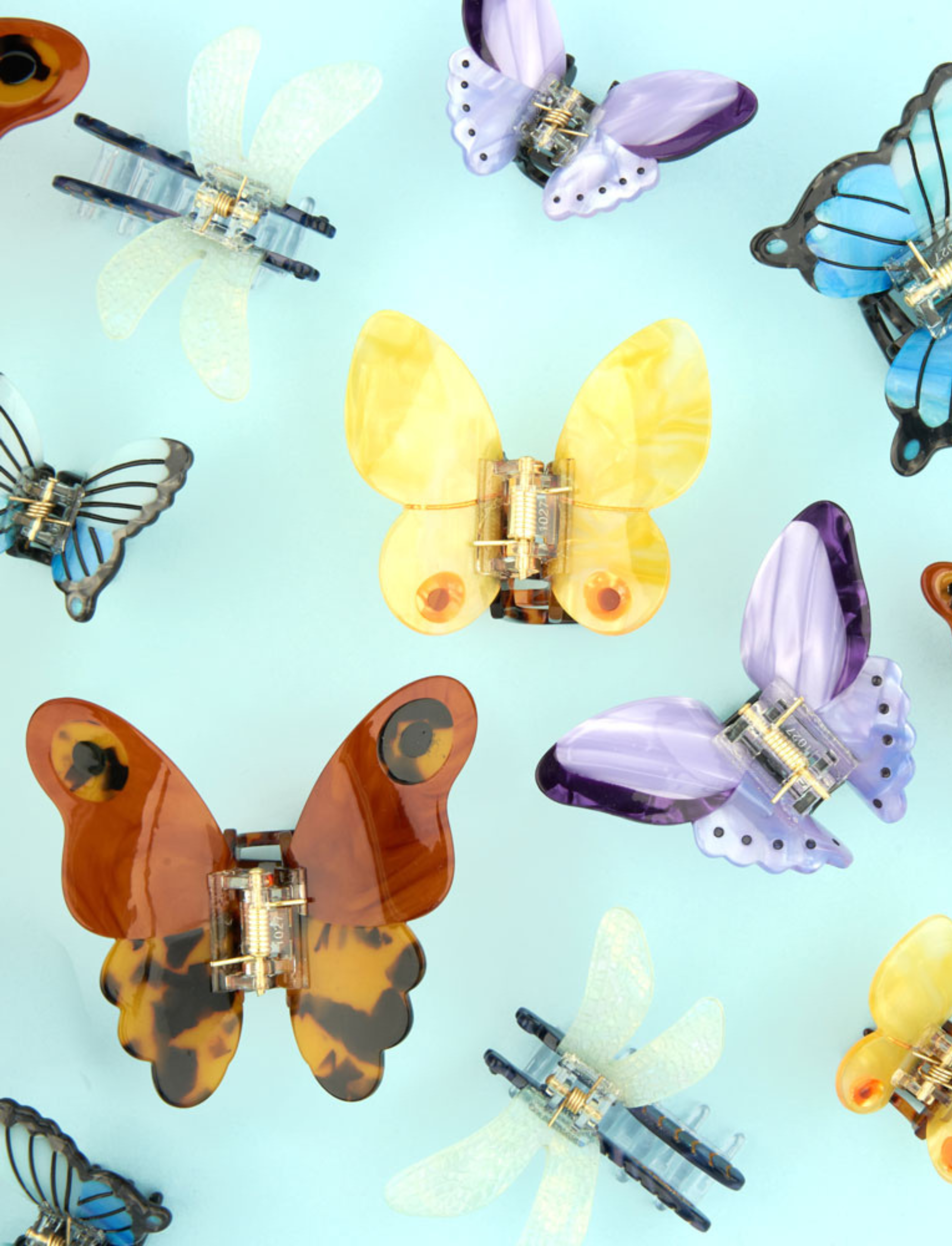 קליפס לשיער Blue Butterfly