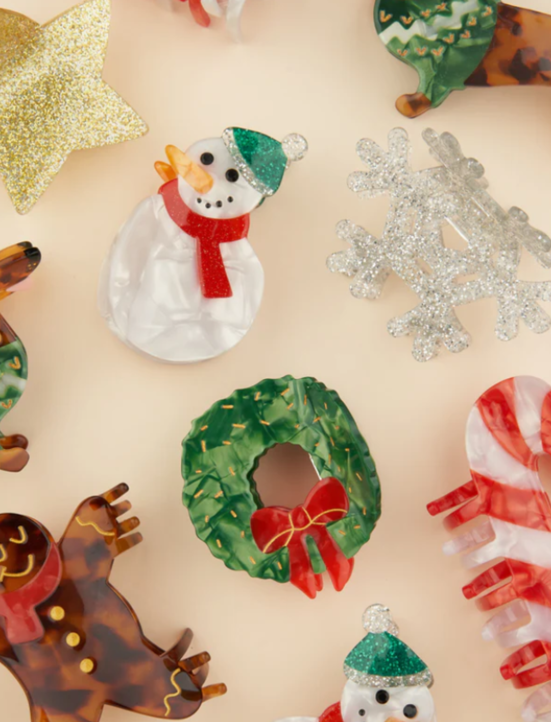 קליפס לשיער Gingerbread