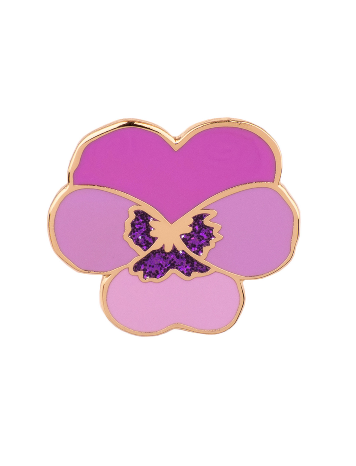 סיכת דש Purple Pansy