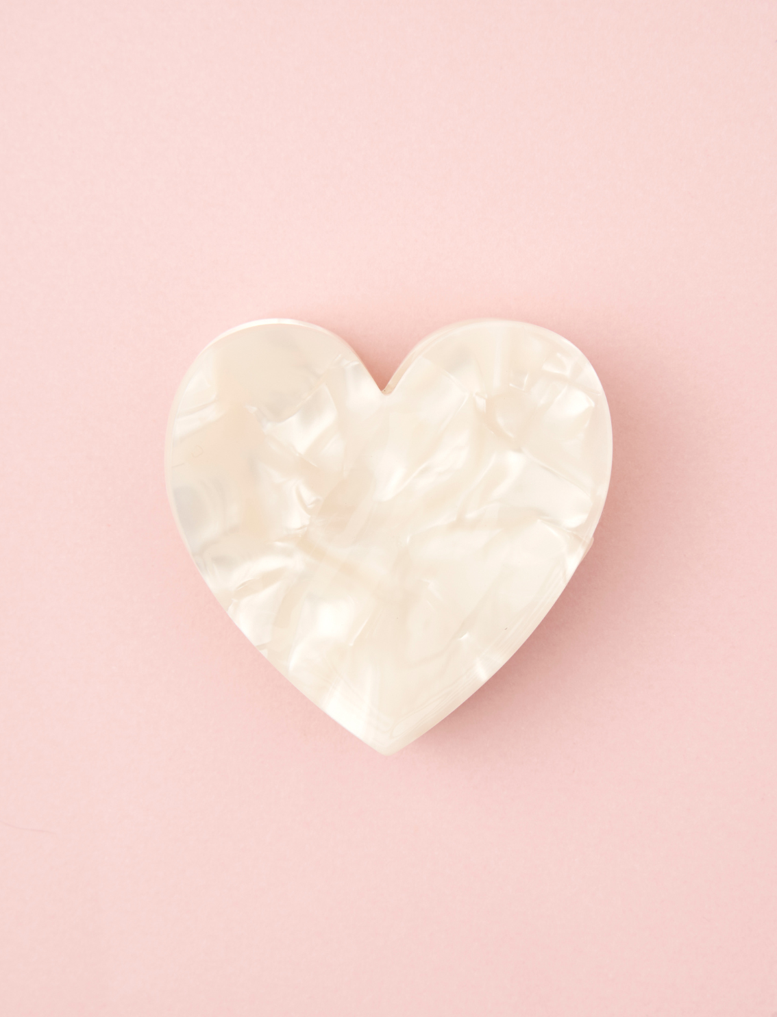 מיני קליפס לשיער White Heart