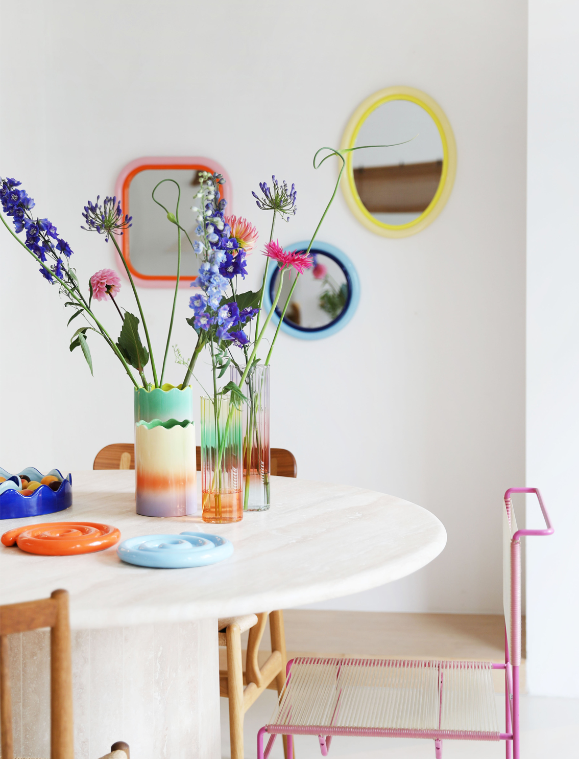 ראי קיר Sleek Pink