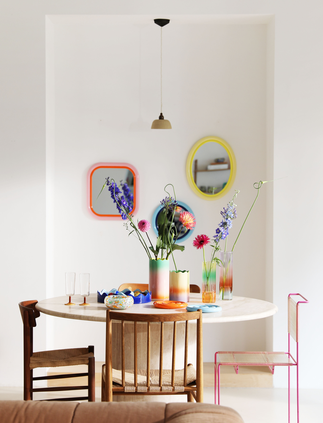 ראי קיר Sleek Yellow