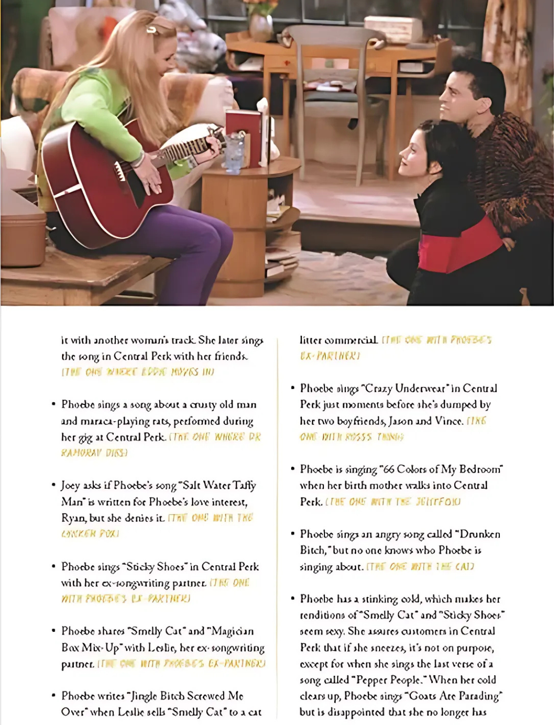 Friends: ספר הרשימות הרשמי