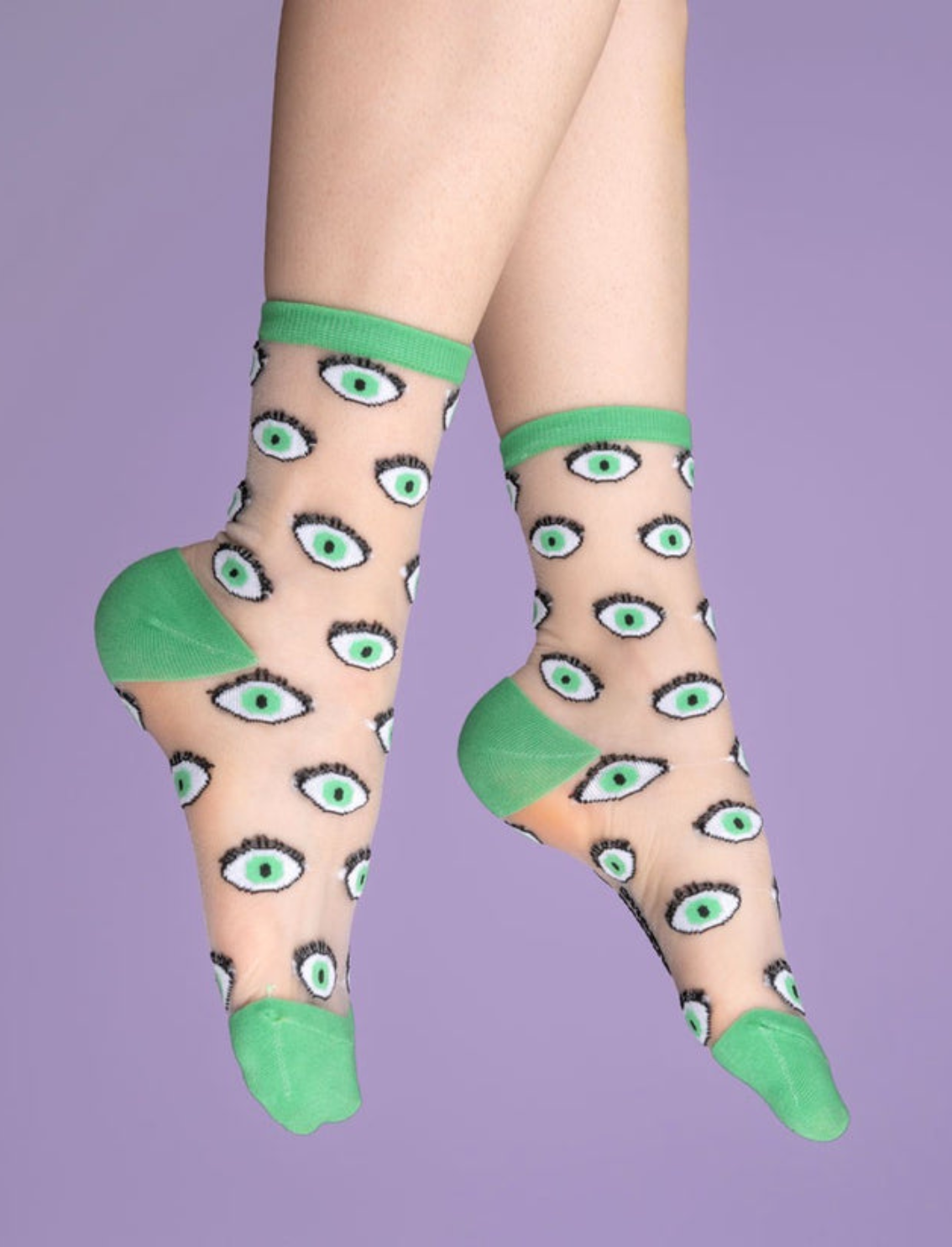 גרביים שקופות Green Eye