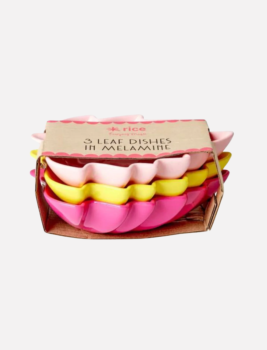 סט 3 קעריות מלמין Leaf