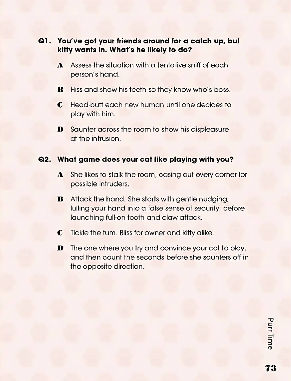 ספר: The Cat Purrsonality Test
