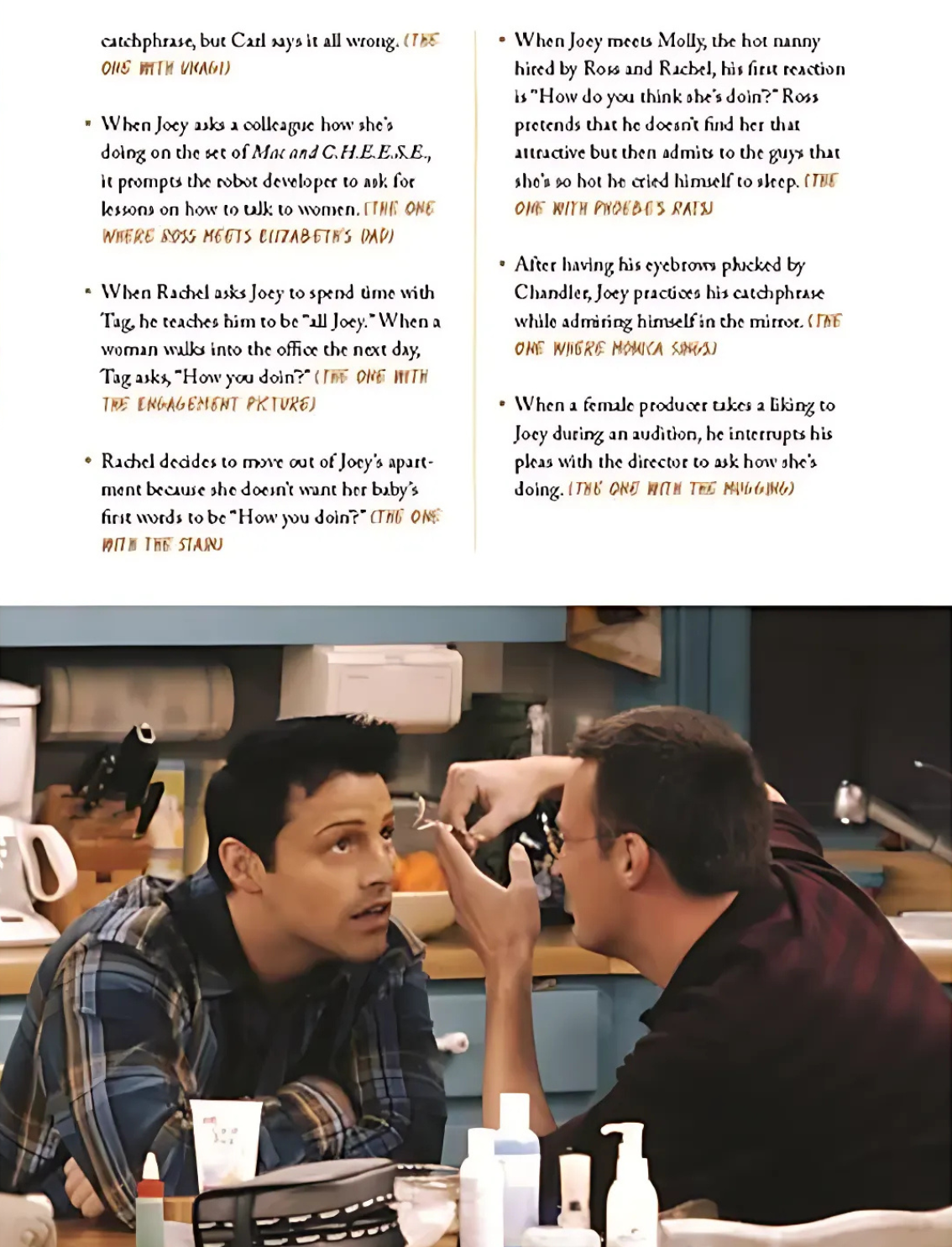 Friends: ספר הרשימות הרשמי